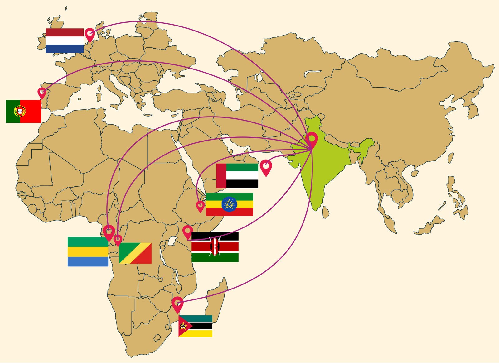 Home and personal care ingredients displayed